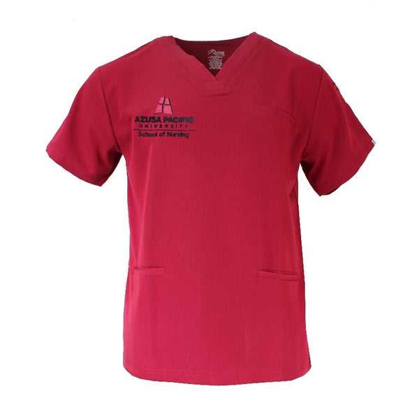 AZUSA PACIFIC UNIVERSITY EMBROIDERED SCRUB TOPS