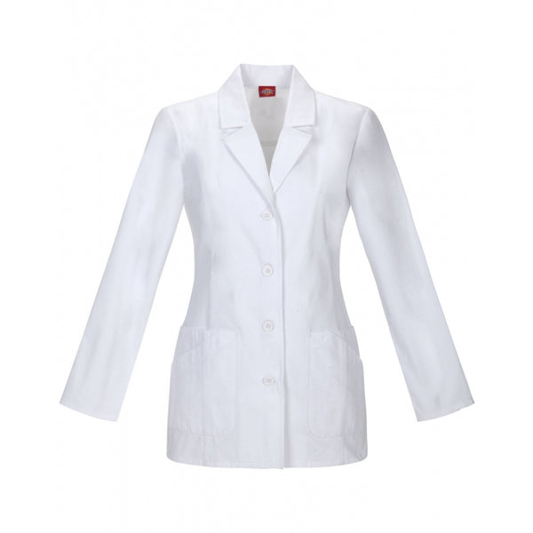 DICKIES 84405-WOMEN'S EDS SIGNATURE 29" LAB COAT, WHITE