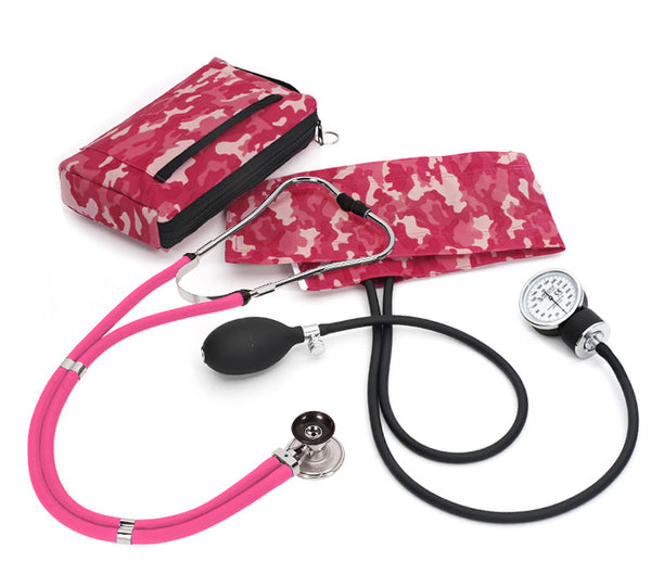 Aneroid Sphygmomanometer / Sprague-Rappaport Kit -Pink Camouflage