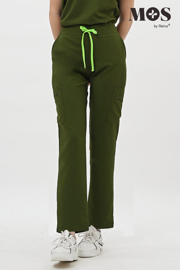 M4708 - LUXE STRETCH TAPERED SCRUB PANTS