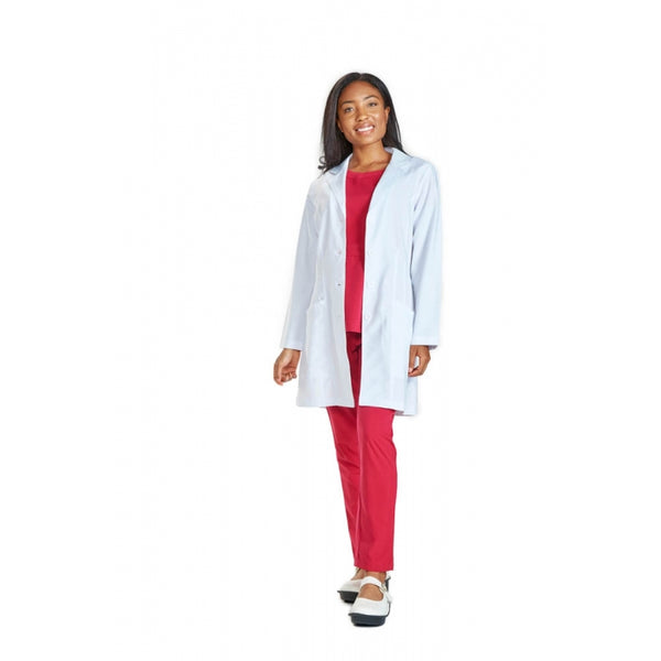 ST2841 - REINA STRETCH 34" LONG SLEEVED LAB COAT